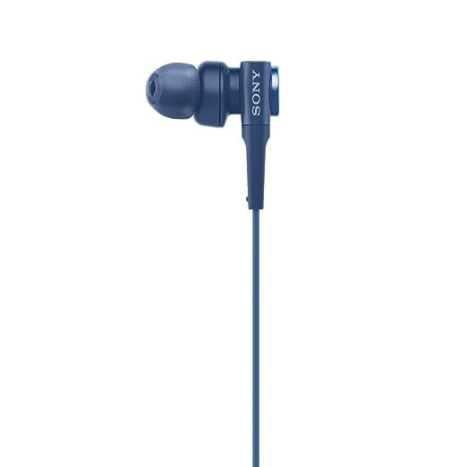 Sony Premium MDR-XB55AP in-Ear Extra Bass Wired Headphones with Mic (Blue) Sony Premium MDR-XB55AP in-Ear Extra Bass Wired Headphones with Mic (Blue)